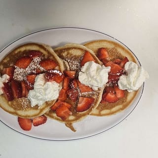 Strawberry Shortcake Pancakes