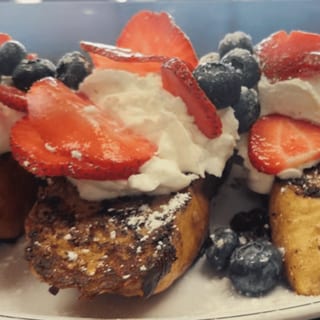 Red, White & Blue French Toast